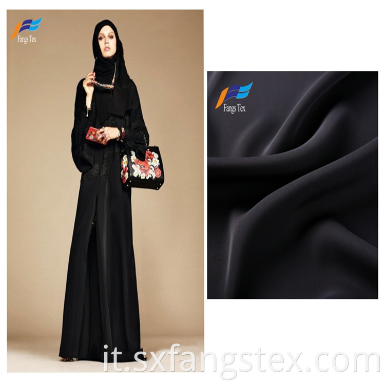 100% polyester abaya fabric